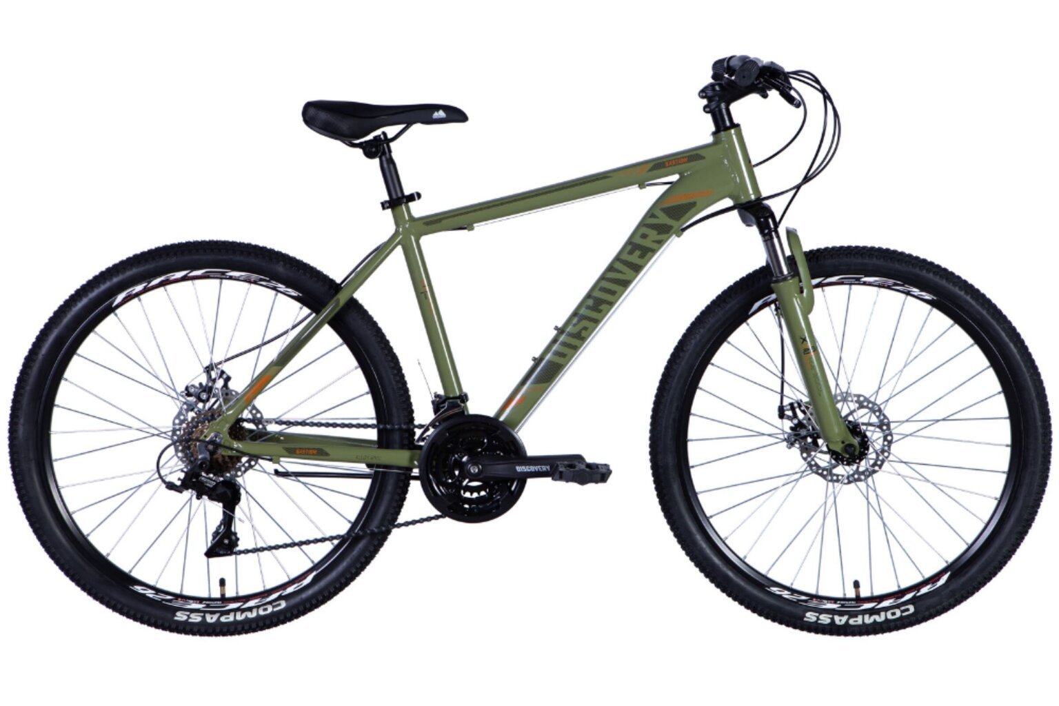 Velosipēds MTB Discovery Bastion Disc, 26", haki cena un informācija | Velosipēdi | 220.lv