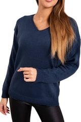 Džemperis sievietēm 22946, zils cena un informācija | Sieviešu džemperi | 220.lv