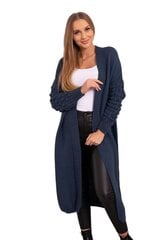 Kardigans sievietēm 23435, zils cena un informācija | Sieviešu džemperi | 220.lv