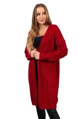 Kardigans sievietēm 23786, sarkans cena un informācija | Sieviešu džemperi | 220.lv