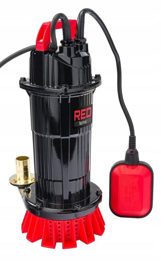Lietus ūdens sūknis Red Technic RTPDW0073, 650W, 8000 l/h cena un informācija | Kanalizācijas sūkņi, ūdens sūkņi netīram ūdenim  | 220.lv