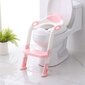 Tualetes tualetes tualetes kāpņu pārklājums ar rangu - rozā цена и информация | Bērnu podiņi | 220.lv