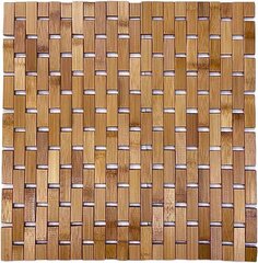 Neslīdošs paklājs Bambo Duckboard, 45x45 cm цена и информация | Аксессуары для ванной комнаты | 220.lv
