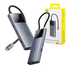 Baseus Metal Gleam 2 Series цена и информация | Адаптеры и USB разветвители | 220.lv