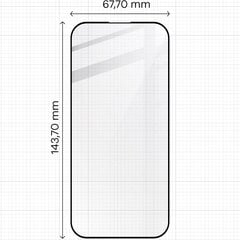 Bizon iPhone 15 Pro cena un informācija | Ekrāna aizsargstikli | 220.lv