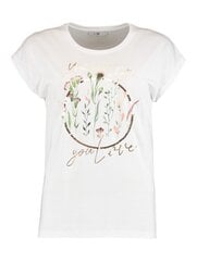 Hailys женская футболка Zoela TS*02, белый 4067218613657 цена и информация | Футболка женская | 220.lv