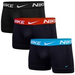 Nike bokseri vīriešiem Dri-FIT ESSENTIAL MICRO TRUNK 3 gab., melni cena un informācija | Vīriešu apakšbikses | 220.lv