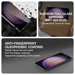 Закаленное стекло Amazing Thing AR Lens Glass S24PCAMARGLA на камеру для Samsung Galaxy S24 Plus (3 шт.), черное цена и информация | Защитные пленки для телефонов | 220.lv