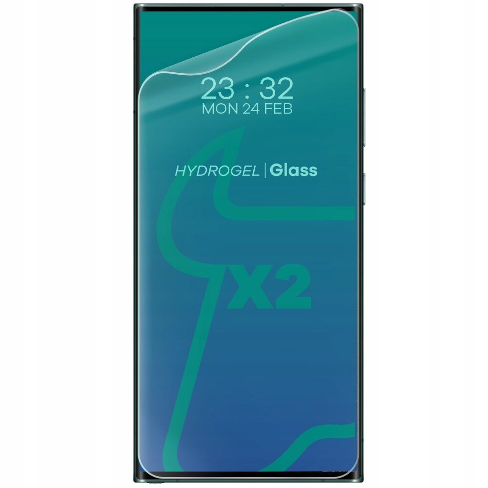 Hidrogela plēve Bizon Glass Hydrogel Galaxy S22 Ultra 2 gab. цена и информация | Ekrāna aizsargstikli | 220.lv