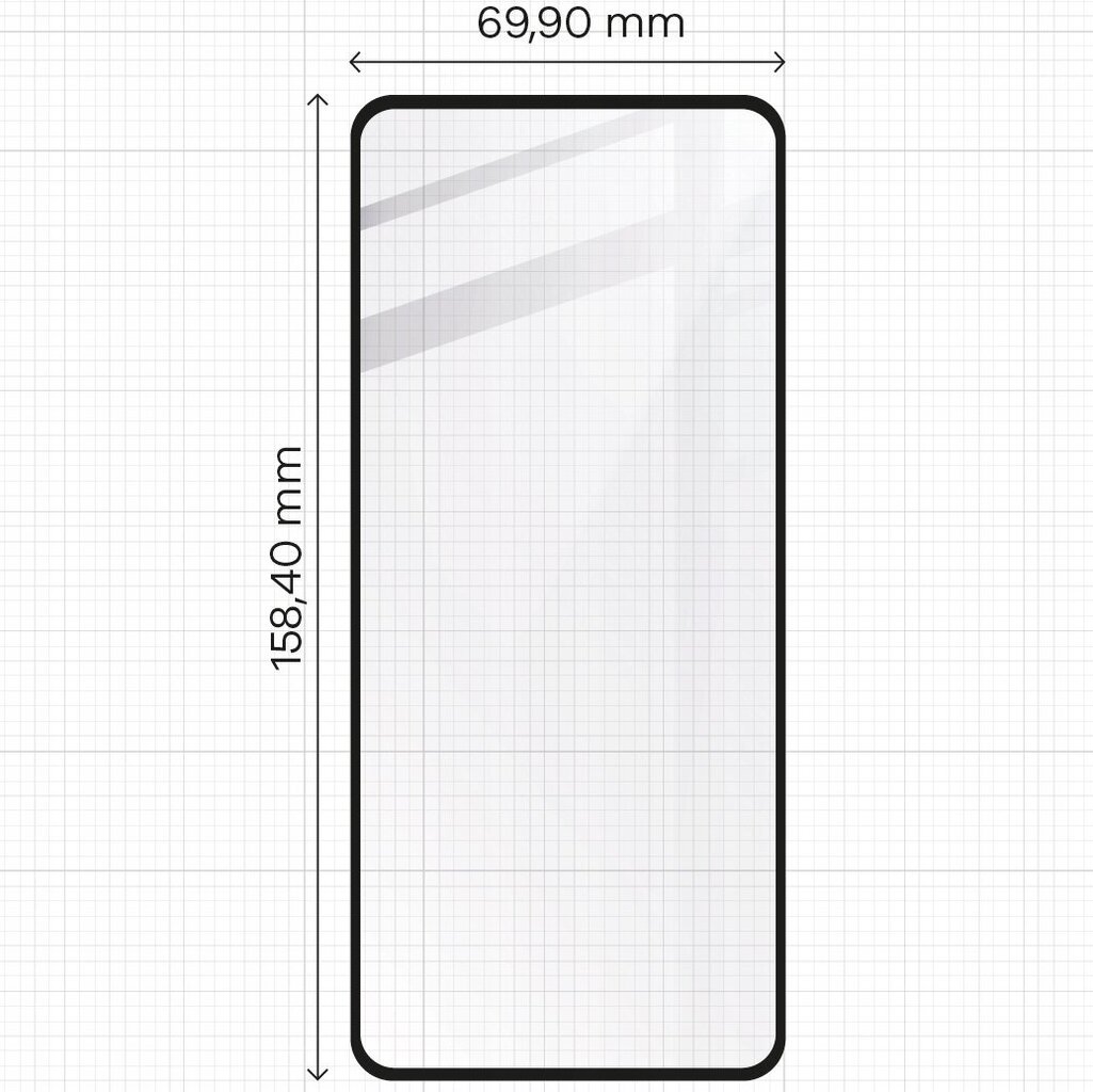 Bizon Edge 2 iepakojums priekš Motorola Moto G14 / G54 cena un informācija | Ekrāna aizsargstikli | 220.lv