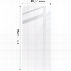 Rūdīts stikls Bizon Glass Clear 2 Motorola Moto G84 цена и информация | Защитные пленки для телефонов | 220.lv