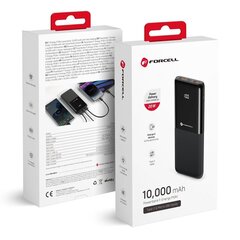 Forcell P10k1, 10000mah cena un informācija | Lādētāji-akumulatori (Power bank) | 220.lv