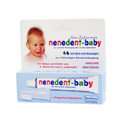 Zobu pasta bērniem Nenedent-Baby, 20ml цена и информация | Зубные щетки, пасты | 220.lv