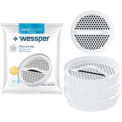 Ūdens filtrs Wessper Actitex, 3 gab. cena un informācija | Ūdens attīrīšanas sistēmas un filtri | 220.lv