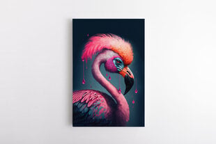 100x150 cm Punk Flamingo cena un informācija | Gleznas | 220.lv