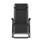 Saliekamais Guļamkrēsls Miers 2, Melns cena un informācija | Sauļošanās krēsli | 220.lv