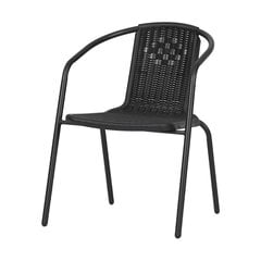 Уличное кресло Мария, черное цена и информация | Садовые стулья, кресла, пуфы | 220.lv