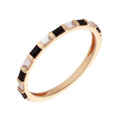 Золотое кольцо с цирконами Brasco 57521 цена и информация | Кольца | 220.lv