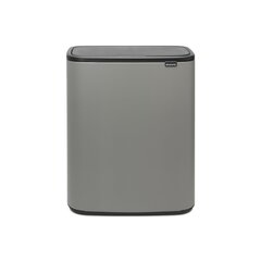 Brabantia atkritumu tvertne Bo Touch, 60 l cena un informācija | Miskastes | 220.lv