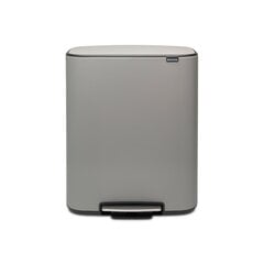 Brabantia atkritumu tvertne Bo Touch, 2x30 l cena un informācija | Miskastes | 220.lv