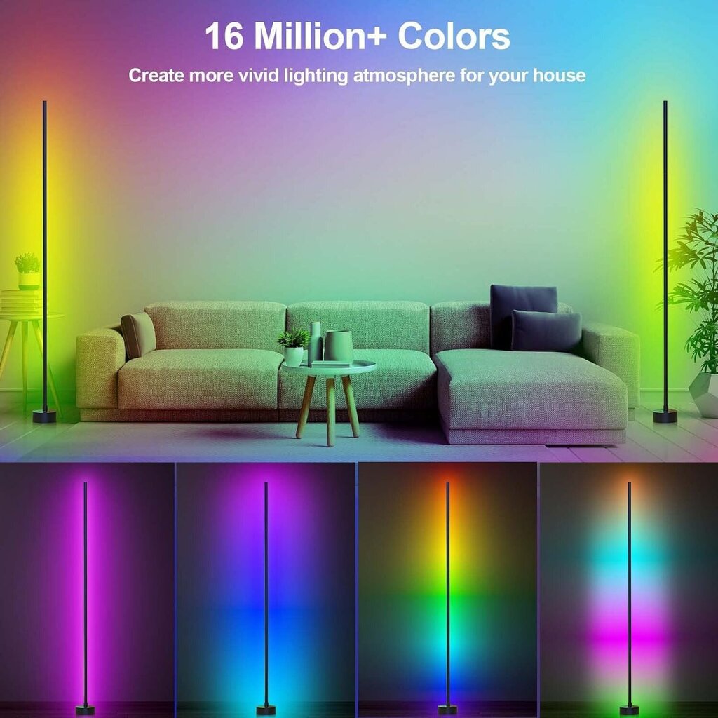 G.LUX RGB LED stāvlampa GD-Rainbow-F цена и информация | Stāvlampas | 220.lv