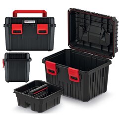 Instrumentu kaste Toolbox, 10x37x40 cm cena un informācija | Instrumentu kastes | 220.lv