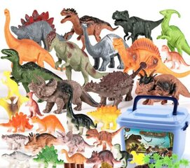 Dinozauru komplekts, 44 gab цена и информация | Игрушки для мальчиков | 220.lv
