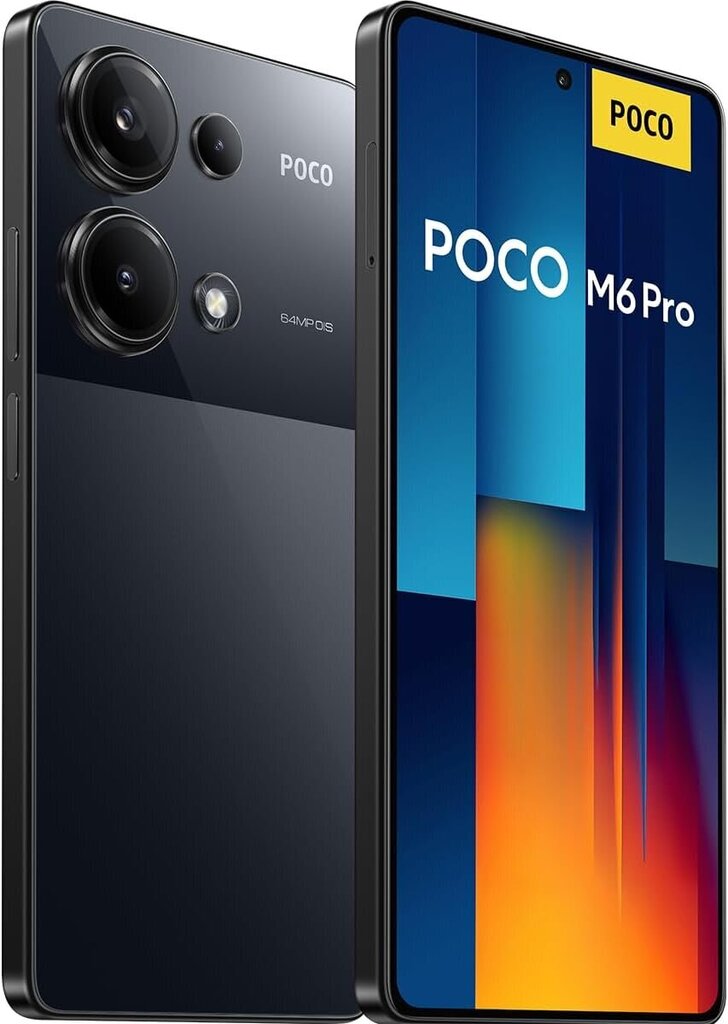 Poco M6 Pro 8/256gb Black cena un informācija | Mobilie telefoni | 220.lv