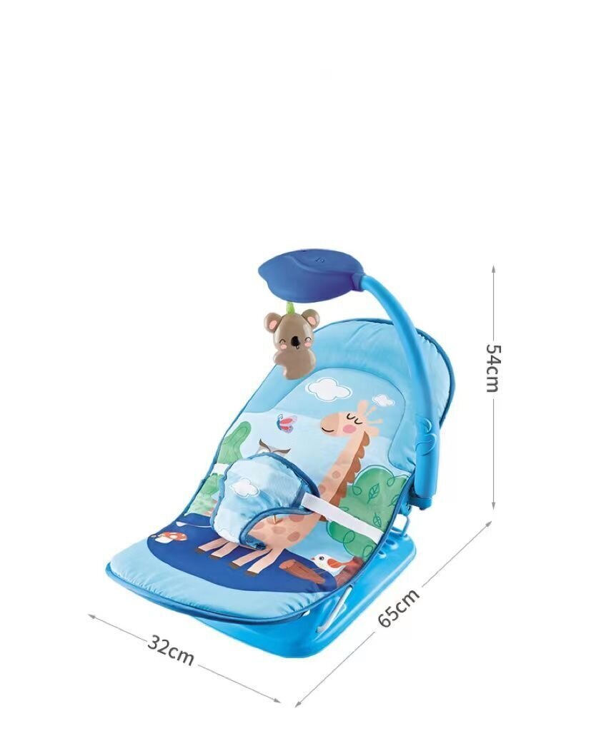 Bujaczek/ Baby DeckChair - zils HD-81283 цена и информация | Bērnu šūpuļkrēsliņi | 220.lv