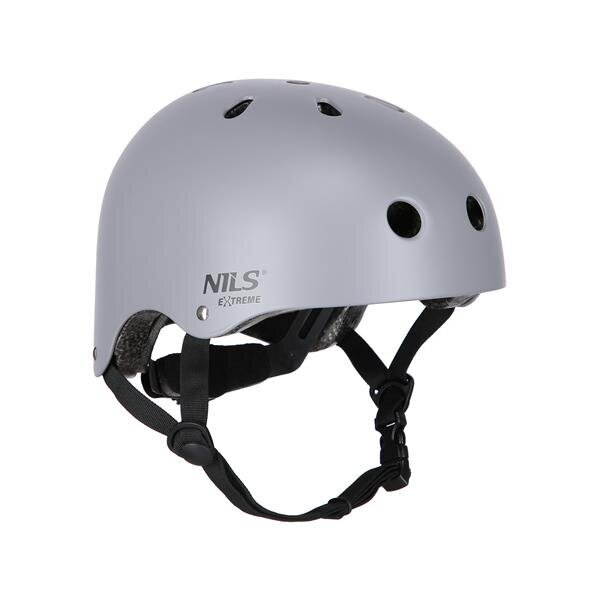 Aizsargu un ķiveres komplekts Nils Extreme MR290+H230 Helmet, pelēks, M cena un informācija | Aizsargi | 220.lv