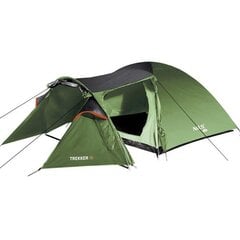 Telts Nils Camp Trekker III NC6312, zaļa cena un informācija | Teltis | 220.lv