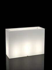 цветочный горшок MONUMO LUNGO GRANDE белый с подсветкой цена и информация | Ящики для рассады | 220.lv