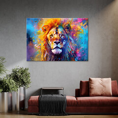 Glezna uz audekla Lauva cena un informācija | Gleznas | 220.lv