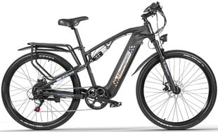 Elektriskais velosipēds Shengmilo S26, 26", melns cena un informācija | Elektrovelosipēdi | 220.lv