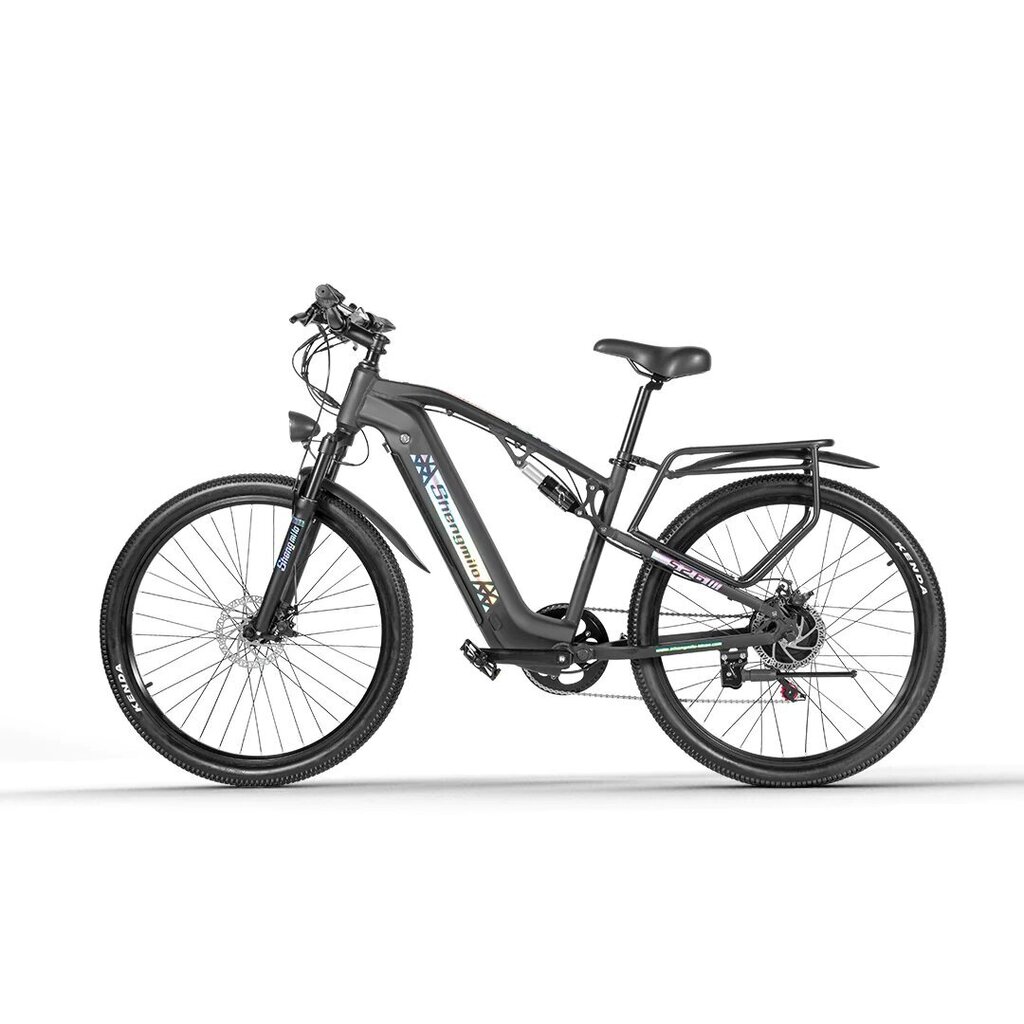 Elektriskais velosipēds Shengmilo S26, 26", melns cena un informācija | Elektrovelosipēdi | 220.lv