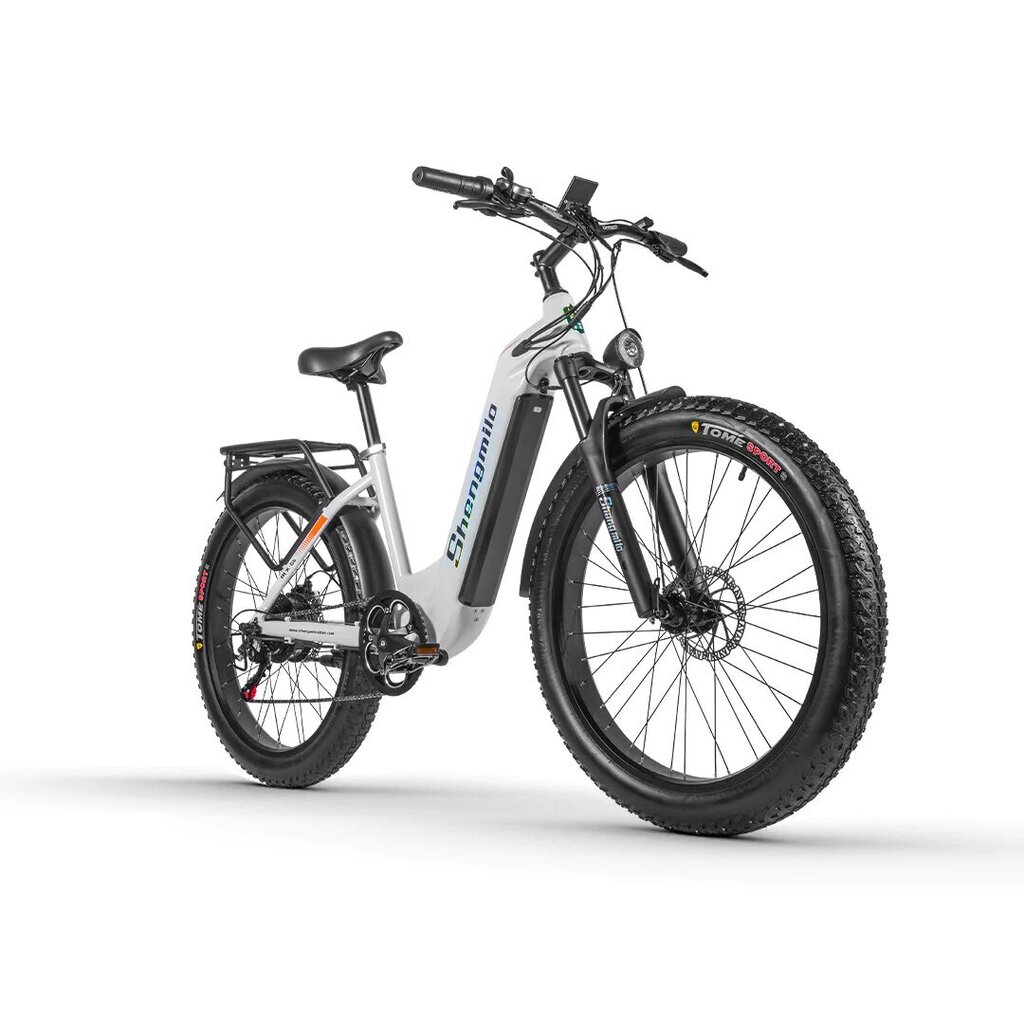 Elektriskais velosipēds Shengmilo MX06, 26", balts cena un informācija | Elektrovelosipēdi | 220.lv