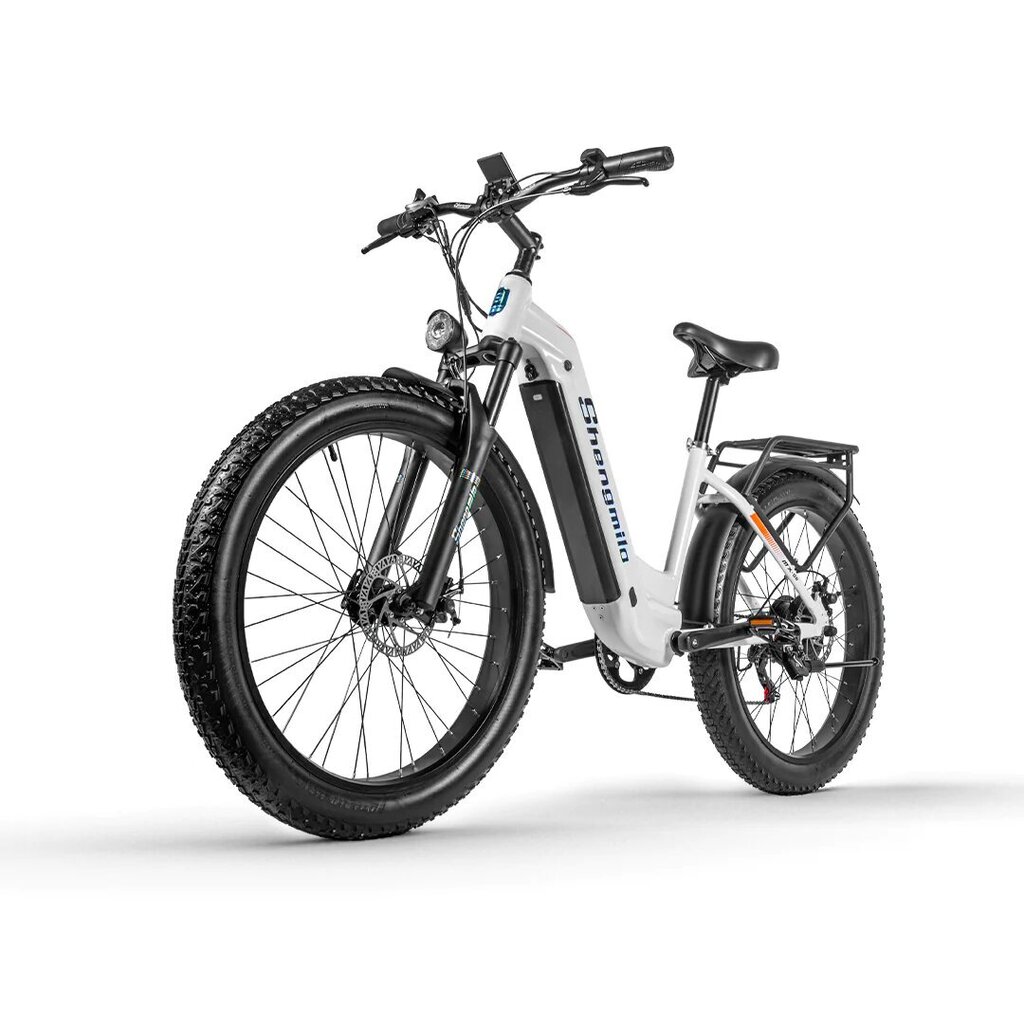 Elektriskais velosipēds Shengmilo MX06, 26", balts cena un informācija | Elektrovelosipēdi | 220.lv