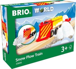 Rotaļu sniega arklu vilciens Brio World 33606 cena un informācija | Rotaļlietas zēniem | 220.lv