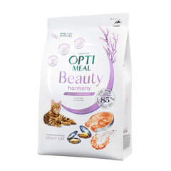 Optimeal™ Beauty Harmony kaķu barība bez graudiem ar jūras barības formulu, 1,5 kg cena un informācija | Sausā barība kaķiem | 220.lv