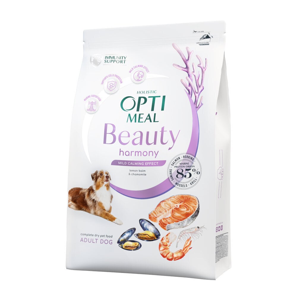 Optimeal™ Beauty Harmony bezgraudu barība ar jūras veltēm, 10 kg cena un informācija | Sausā barība suņiem | 220.lv