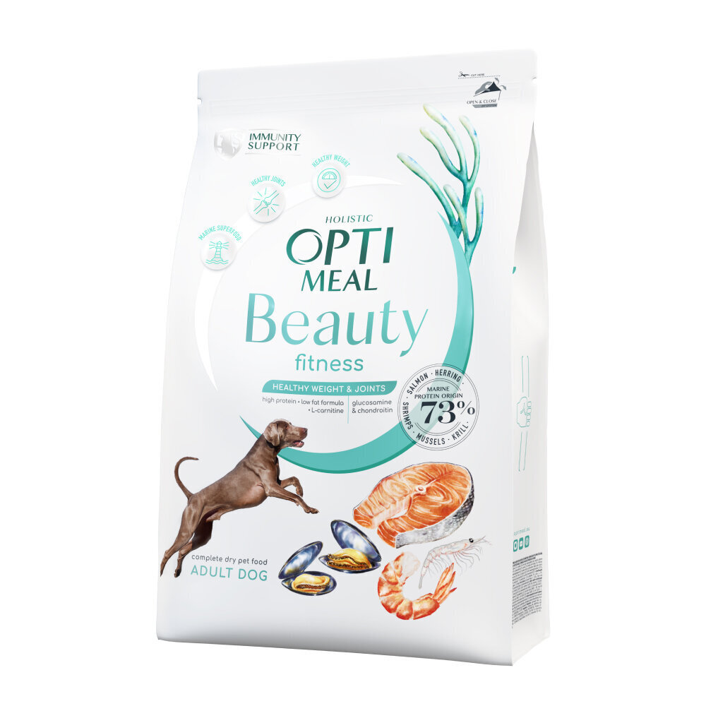 Optimeal™ Beauty fitness bez graudaugiem ar jūras barības formulu, 1,5 kg цена и информация | Sausā barība suņiem | 220.lv