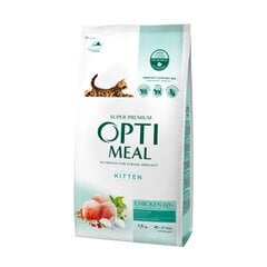 Optimeal Super Premium sausā kaķēnu barība ar vistas gaļu, 1,5 kg cena un informācija | Sausā barība kaķiem | 220.lv