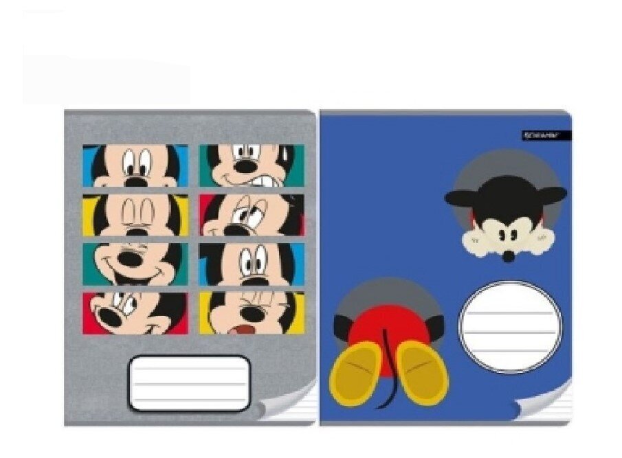 Piezīmjdators A5/32 kartes Mickey Mix Color Line цена и информация | Burtnīcas un papīra preces | 220.lv