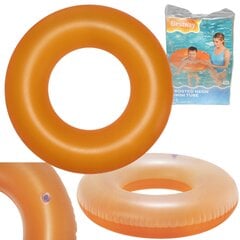 Piepūšamais peldriņķis Bestway, 76 cm, oranžs cena un informācija | Piepūšamās rotaļlietas un pludmales preces | 220.lv