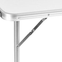 Saliekamais galds, 120x60x69 cm, balts cena un informācija | Tūrisma mēbeles | 220.lv