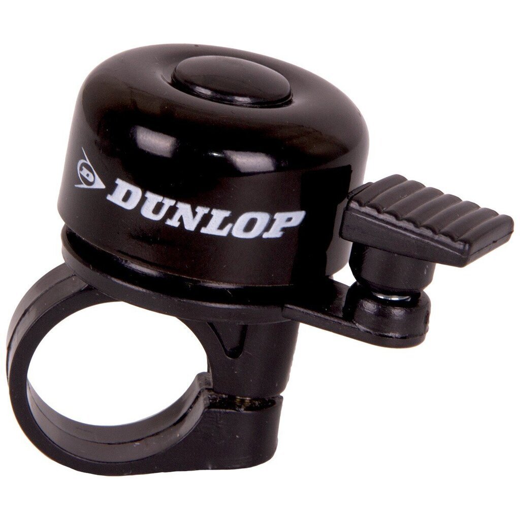 Velosipēda zvans Dunlop, melns цена и информация | Velosipēdu zvaniņi, signāli | 220.lv