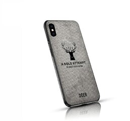 Mocco Deer Case Силиконовый чехол для Apple iPhone XS Max Серый (EU Blister) цена и информация | Чехлы для телефонов | 220.lv