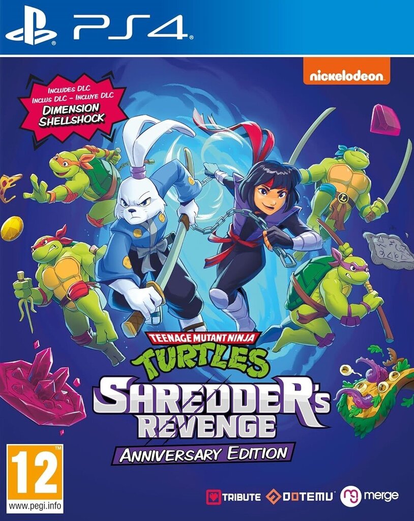 Компьютерная игра Teenage Mutant Ninja Turtles: Shredders Revenge -  Anniversary Edition цена | 220.lv