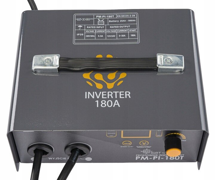 Akumulatora lādētājs ar starteri Powermat PM-PI-180T, 12V / 24V цена и информация | Akumulatoru lādētāji | 220.lv