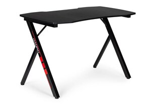 Spēļu galds Modern Home, 120x60 cm, melns cena un informācija | Datorgaldi, rakstāmgaldi, biroja galdi | 220.lv